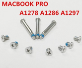 2 Sets Replacement Screws with Screwdriver for MacBook Pro 13" 15" 17" A1278 A1286 A1297 2009-2012, Unibody Bottom Case Cover Repair Tool Kit Notebook Laptop PC Computer Screw